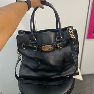 Michael Kors black crossbody bag.